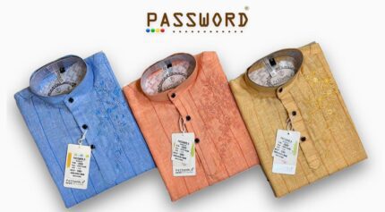 PASSWORD TICKLY STRIPES KURTA PAJAMA